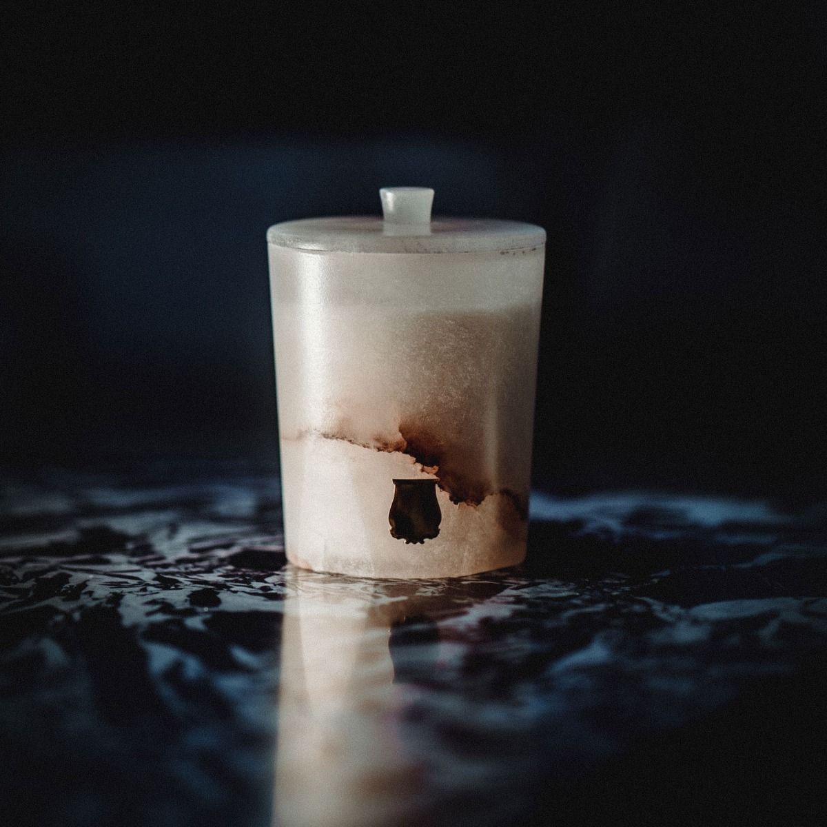 Abd El Kader Alabaster Candle